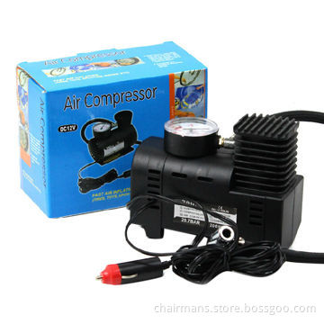 12V Mini Car Tire Inflator, 2m Cable Length, Easy to Use